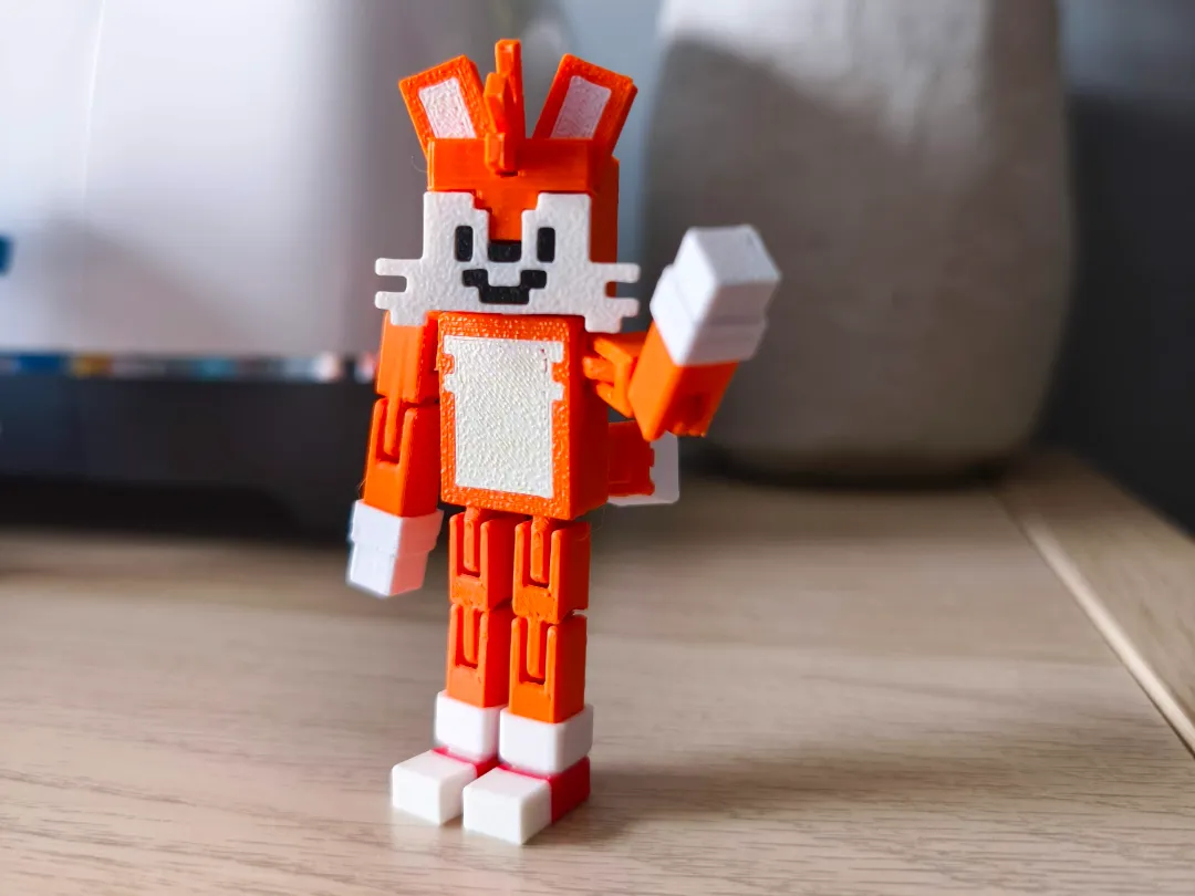 Minecraft Style Tails from Sonic