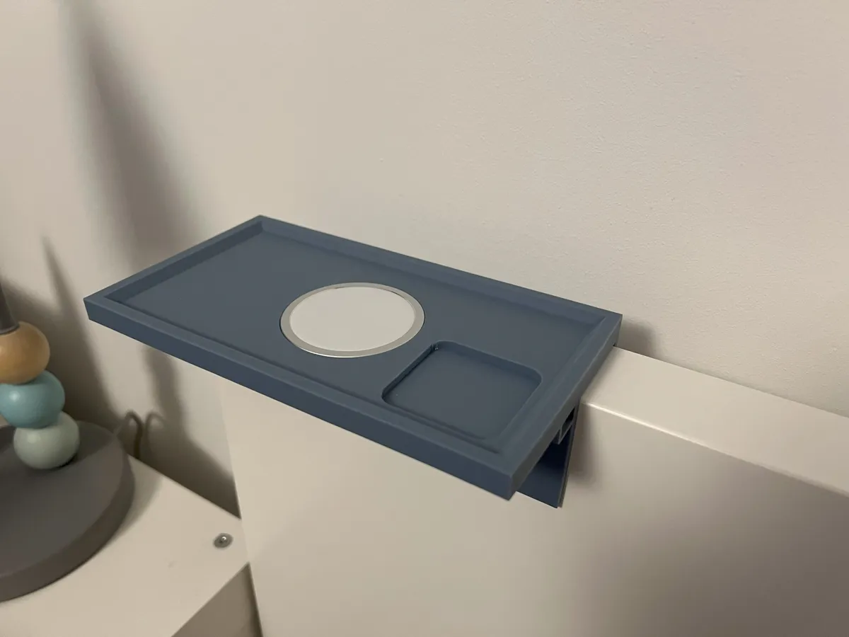 IKEA Malm Bed iPhone Charging Shelf