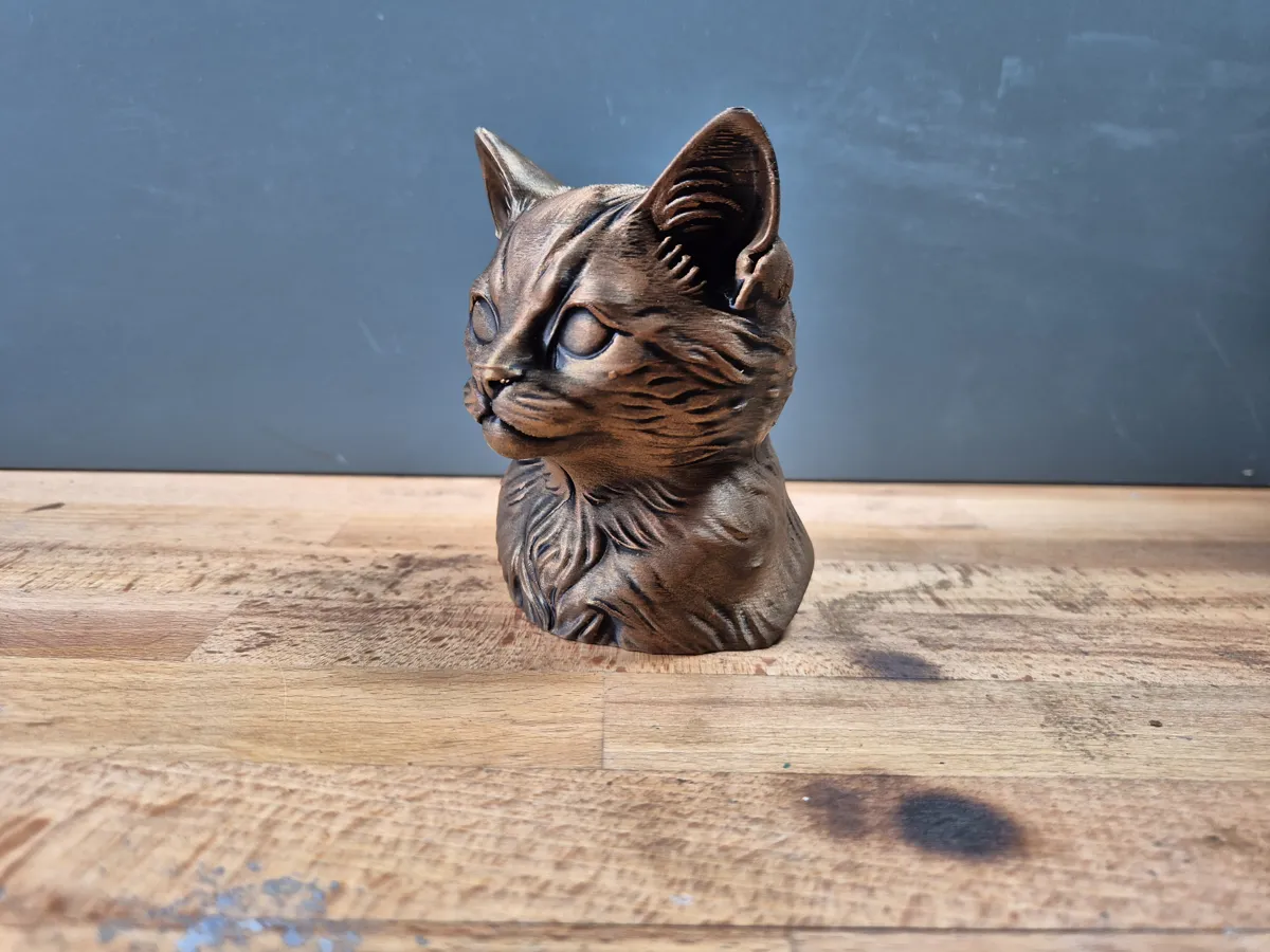 Kitten Cat Bust Model, photo 3 of 4 - Kitten Cat Bust Model Figurines & Collectibles