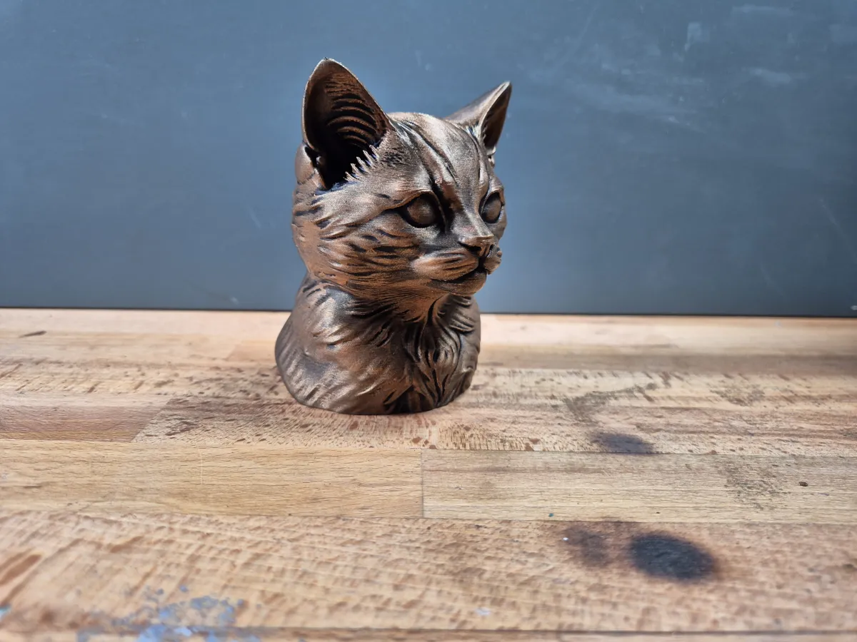 Kitten Cat Bust Model, photo 4 of 4 - Kitten Cat Bust Model Figurines & Collectibles