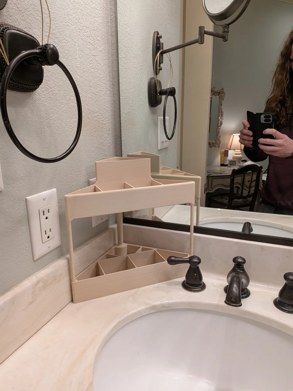 Makeup / Bathroom Two Tier Organizer, photo 4 of 4 - Makeup / Bathroom Two Tier Organizer Bath & Personal Care
