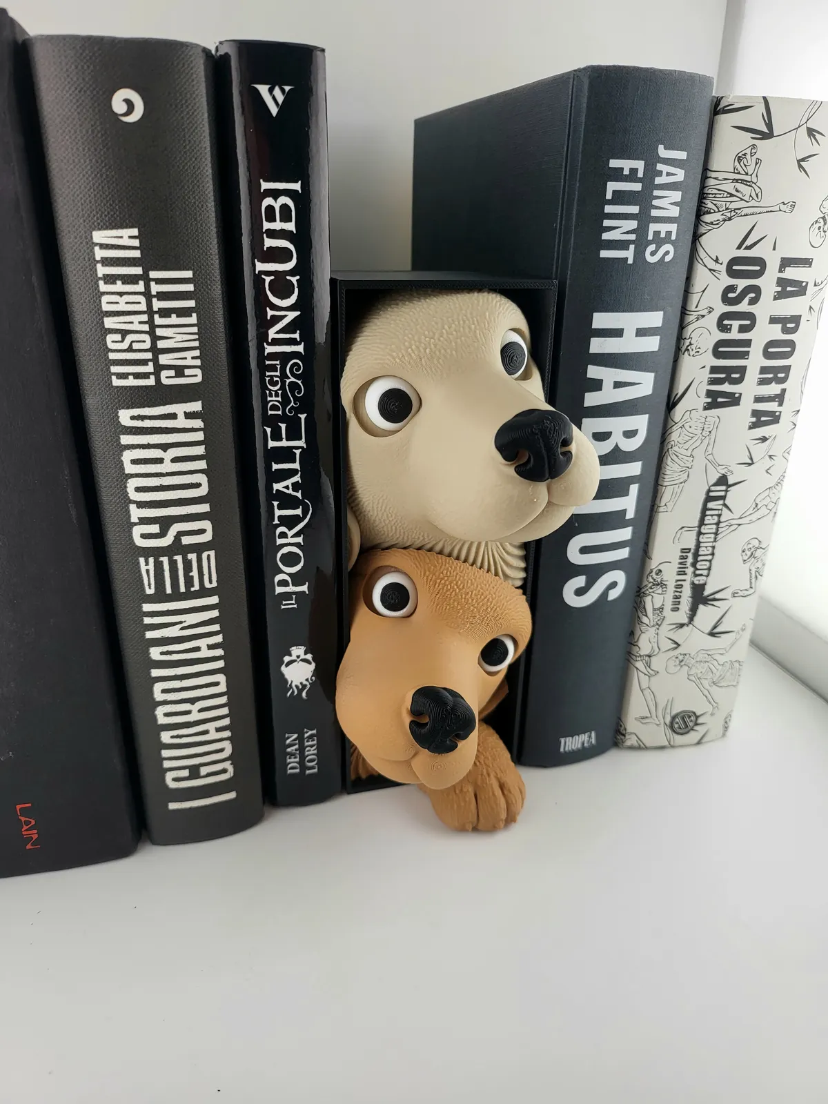 Dog Friends Book Nook , Shelf Insert Book, photo 3 of 4 - Dog Friends Book Nook , Shelf Insert Book Figurines & Collectibles
