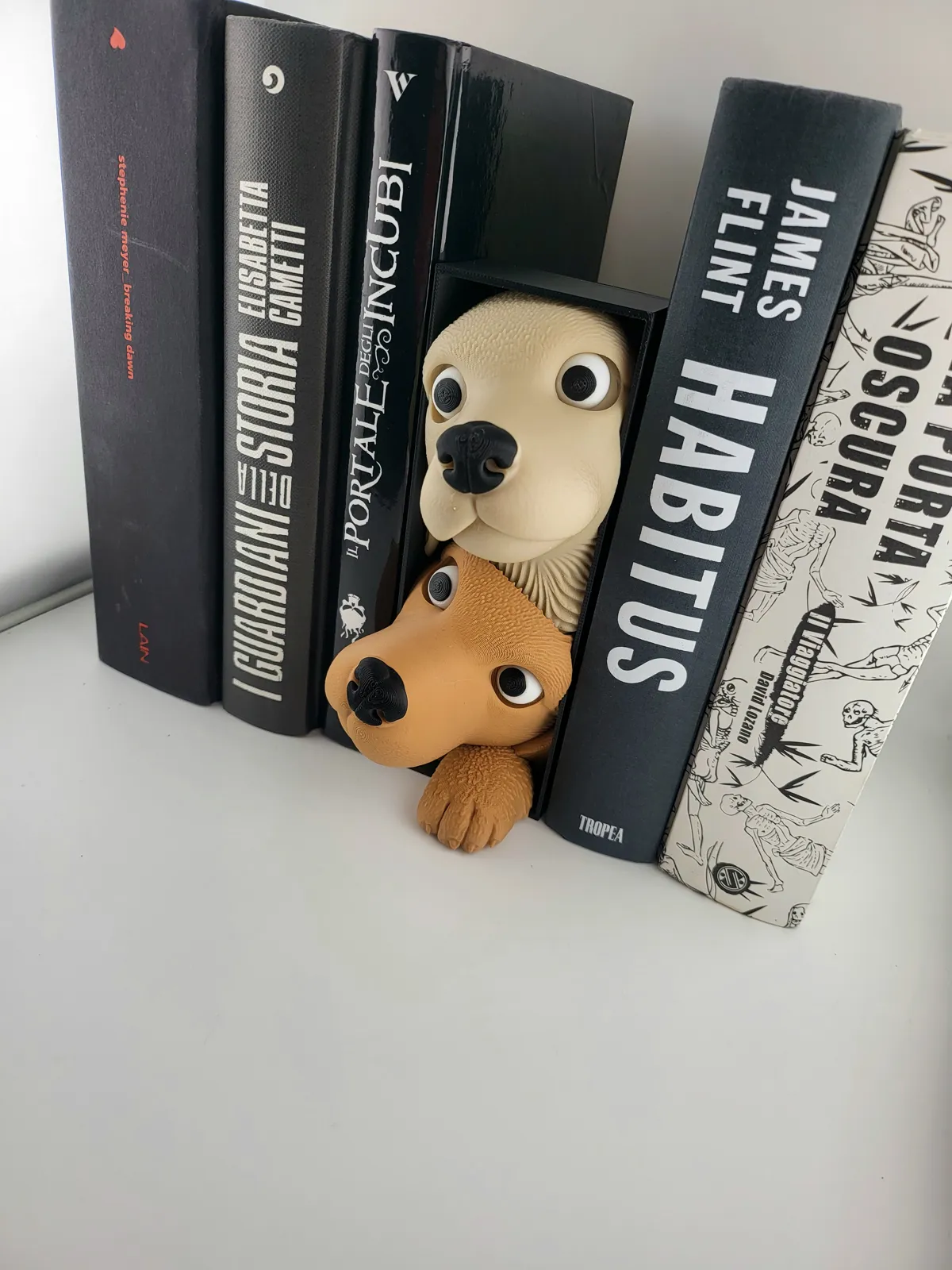 Dog Friends Book Nook , Shelf Insert Book, photo 4 of 4 - Dog Friends Book Nook , Shelf Insert Book Figurines & Collectibles
