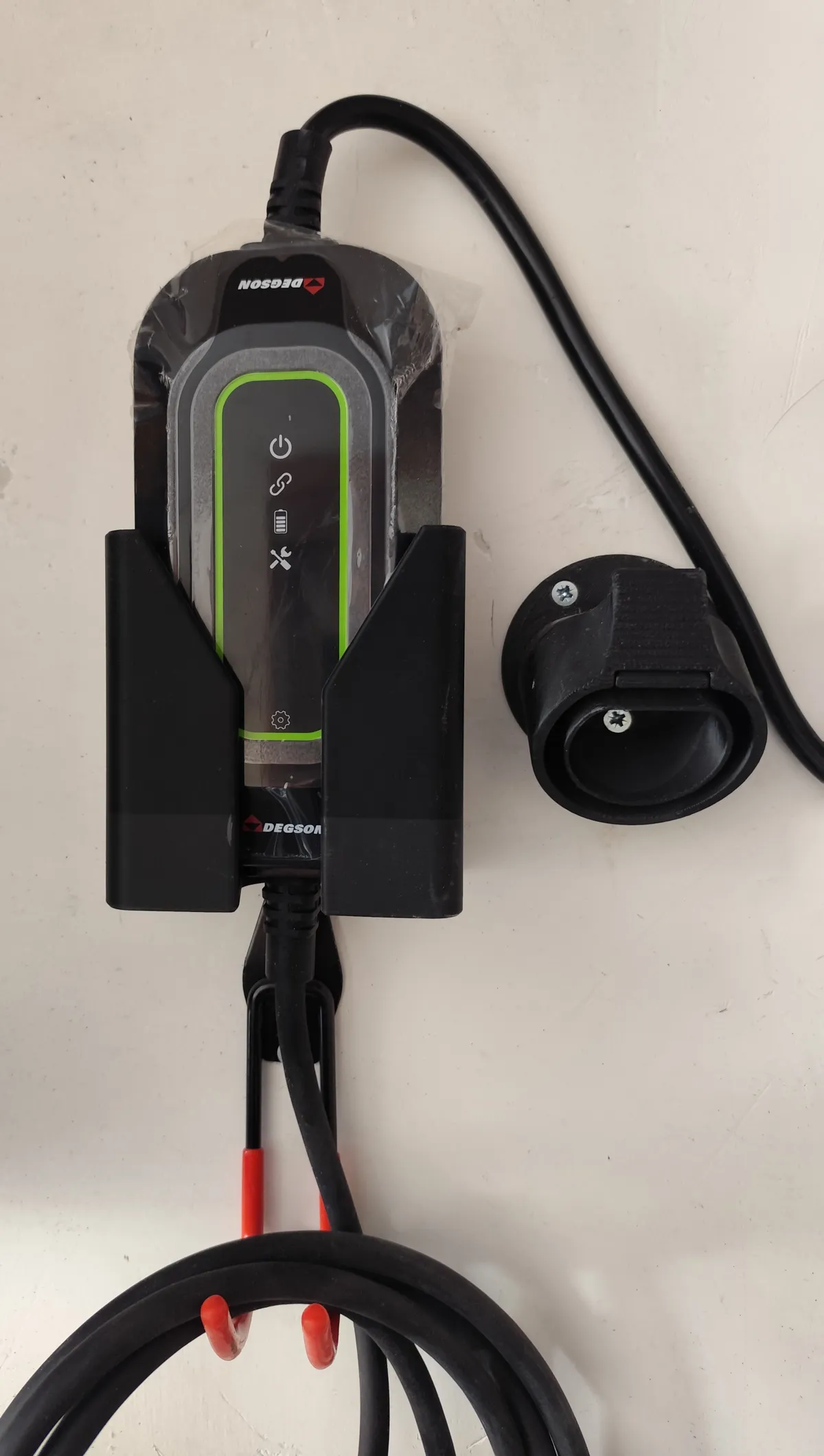 Wall mount for EV charger and Type 2 plug, photo 4 of 4 - Wall mount for EV charger and Type 2 plug Mobile & Device Accessories
