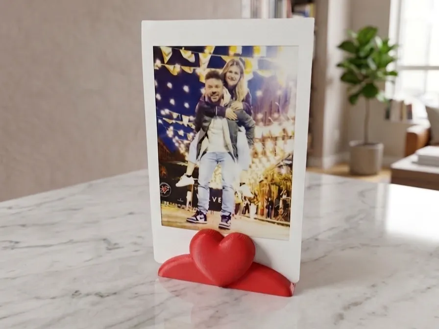 Love Stand, Heart Photo Holder