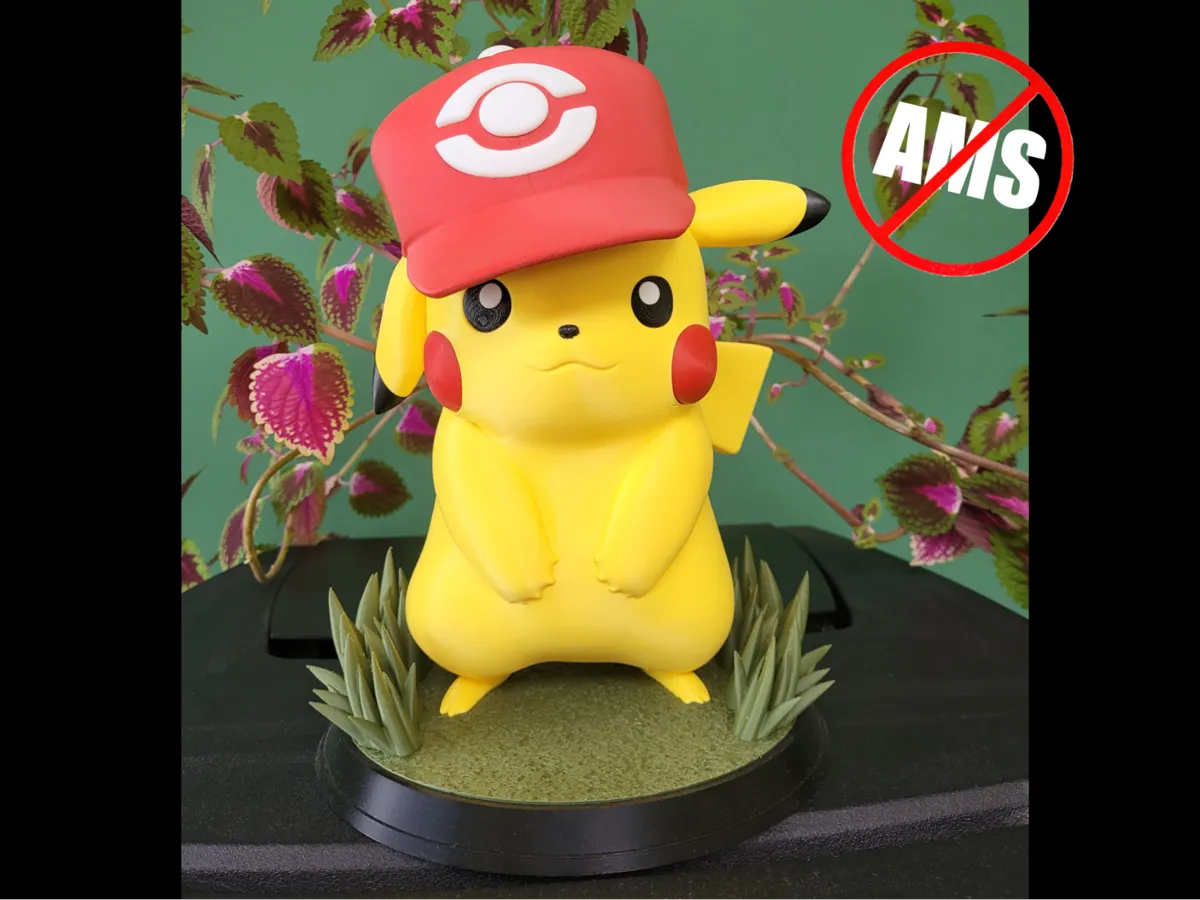 pikachu with cap