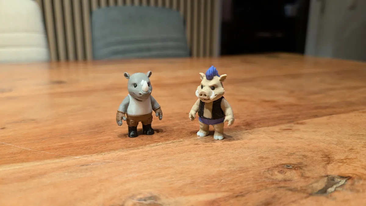 Rocksteady & Bebop Babies, photo 2 of 2 - Rocksteady & Bebop Babies Figurines & Collectibles