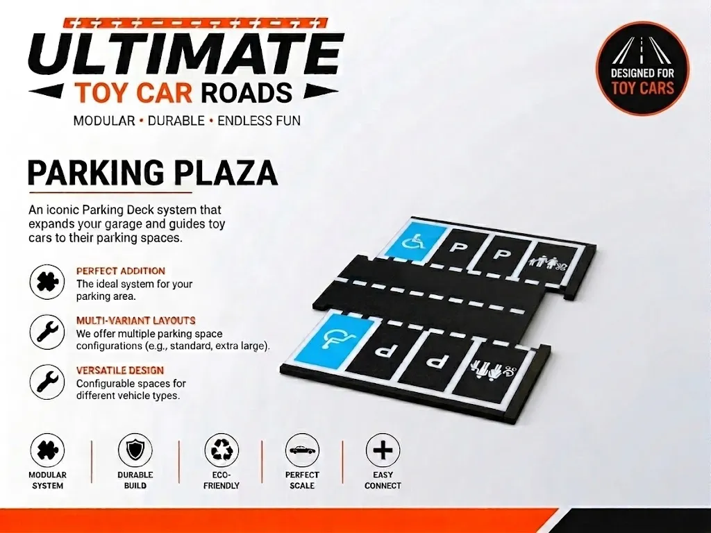 Ultimate Toy Car Roads - Parking Plaza - Construction Sets, in stock in India