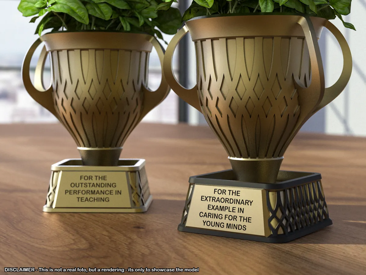 Mothers/Teachers day Trophy-Self watering planter, photo 2 of 4 - Self-watering Planters, mothers day