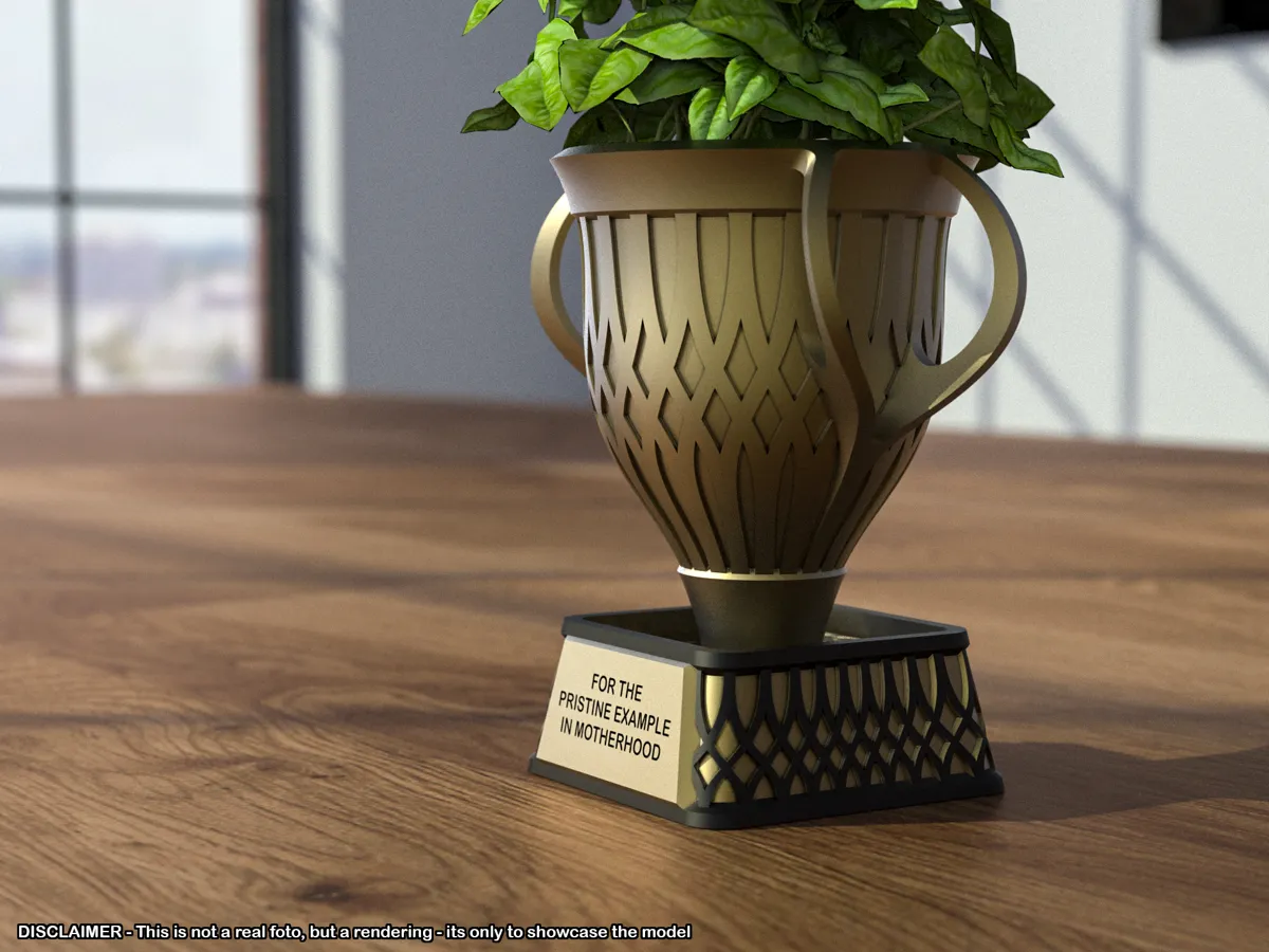 Mothers/Teachers day Trophy-Self watering planter, photo 3 of 4 - Self-watering Planters, self watering flower pot