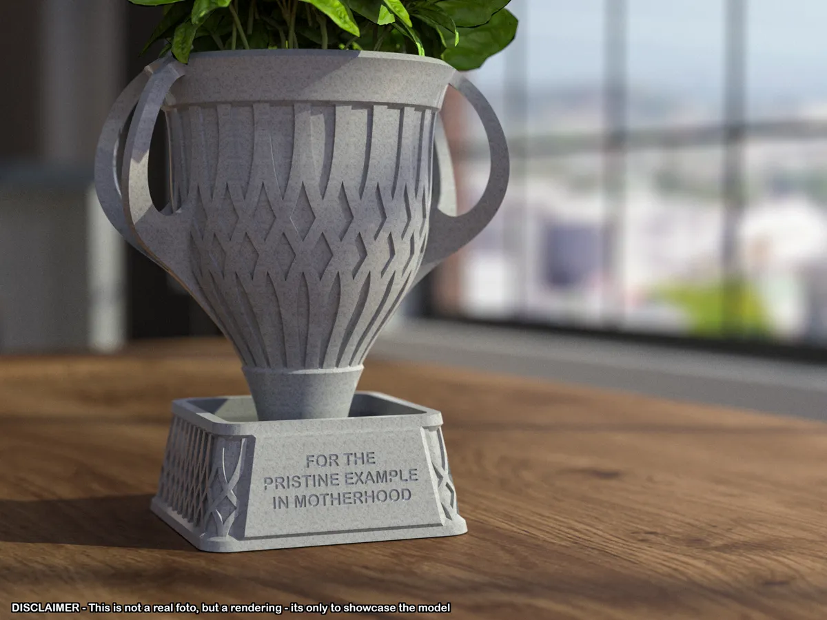 Mothers/Teachers day Trophy-Self watering planter, photo 4 of 4 - Self-watering Planters, self watering pot