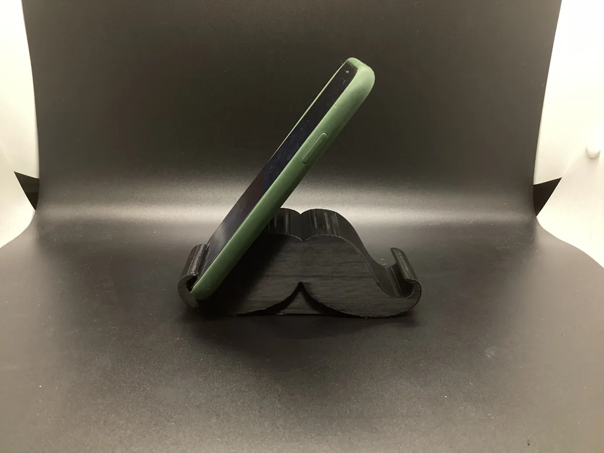 Mustache Form Phone Holder, photo 3 of 4 - Mustache Form Phone Holder Mobile & Device Accessories