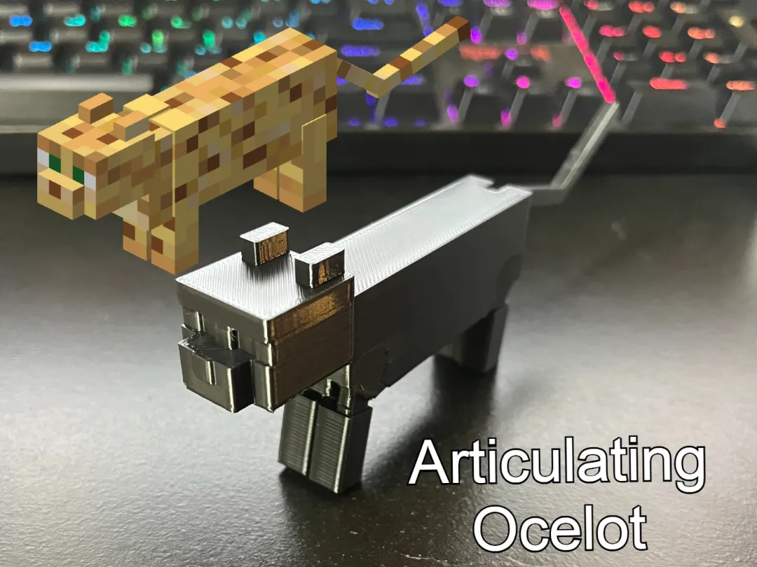 Articulated Minecraft Ocelot/Cat