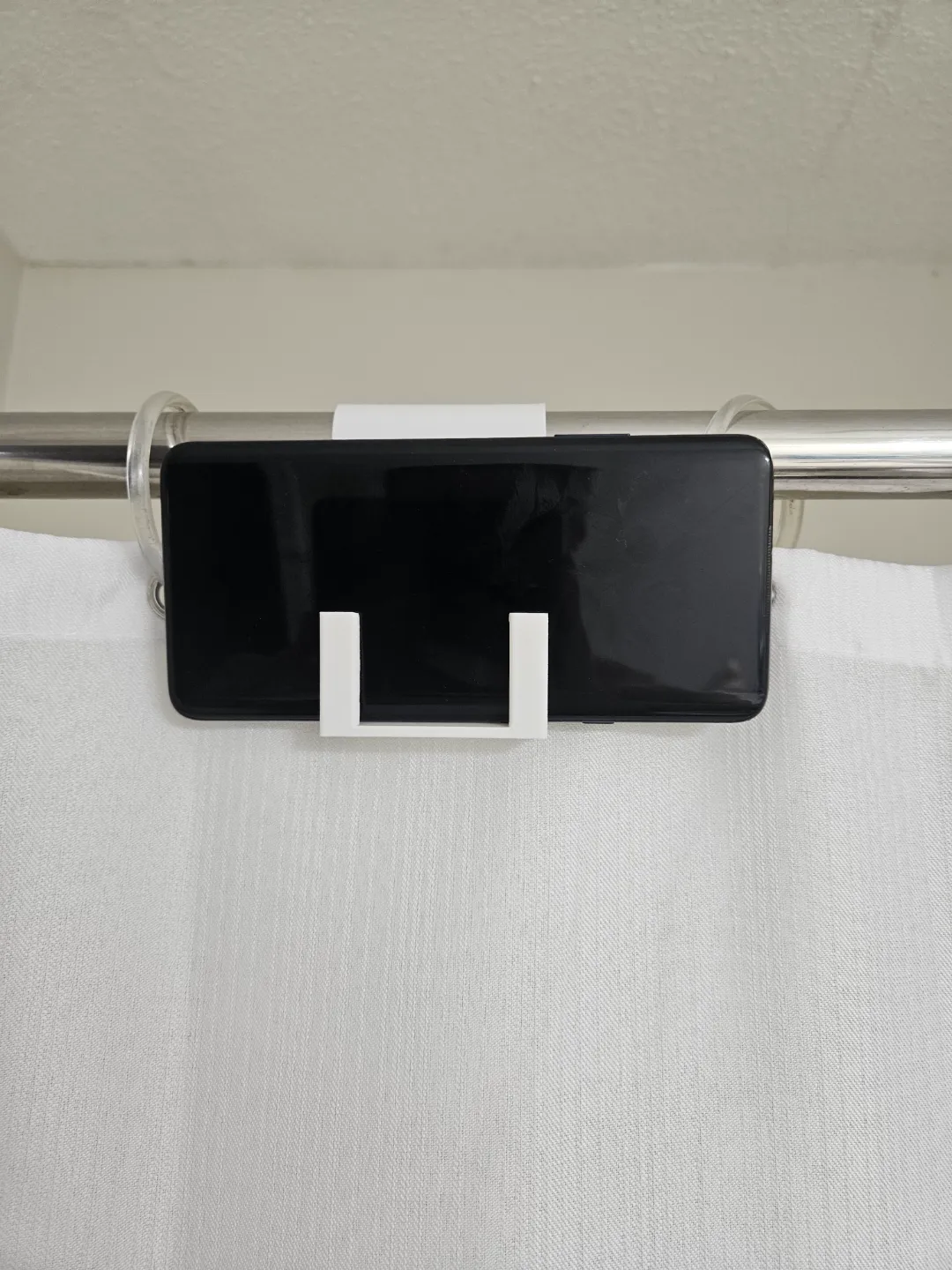 Shower Curtain Rod Phone Holder, photo 3 of 4 - Shower Curtain Rod Phone Holder Tools