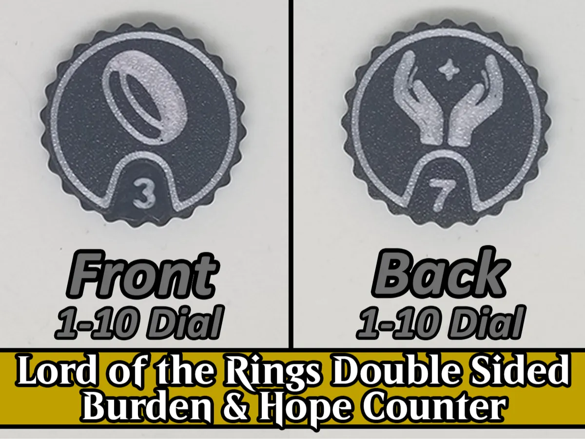 MTG Burden & Hope Counter - Double Sided LOTR Ring - Other Toys & Games, in stock in India