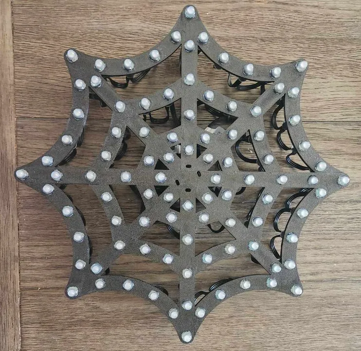 16 Inch Pixel Spider Web Light Frame - Electronics, in stock in India