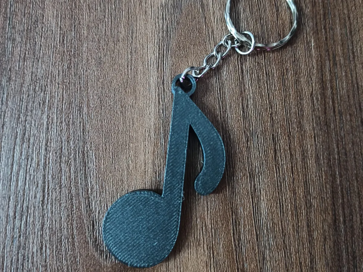musical note keychain -nota musicale portachiavi - Keychains, in stock