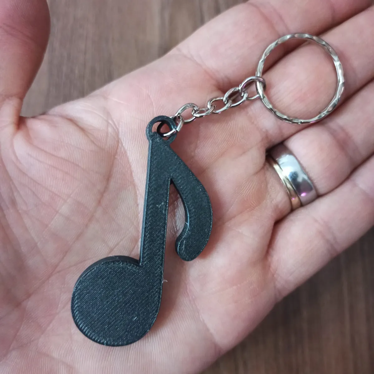 musical note keychain -nota musicale portachiavi, photo 3 of 4 - musical note keychain -nota musicale portachiavi Keychains