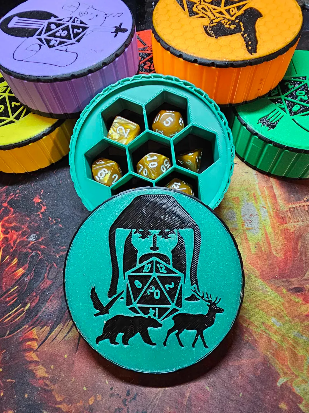 The Druid Symbol Dice Sanctuary, photo 2 of 4 - The Druid Symbol Dice Sanctuary Toys & Games