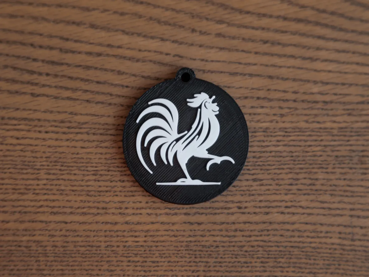 Rooster Keychain Required)