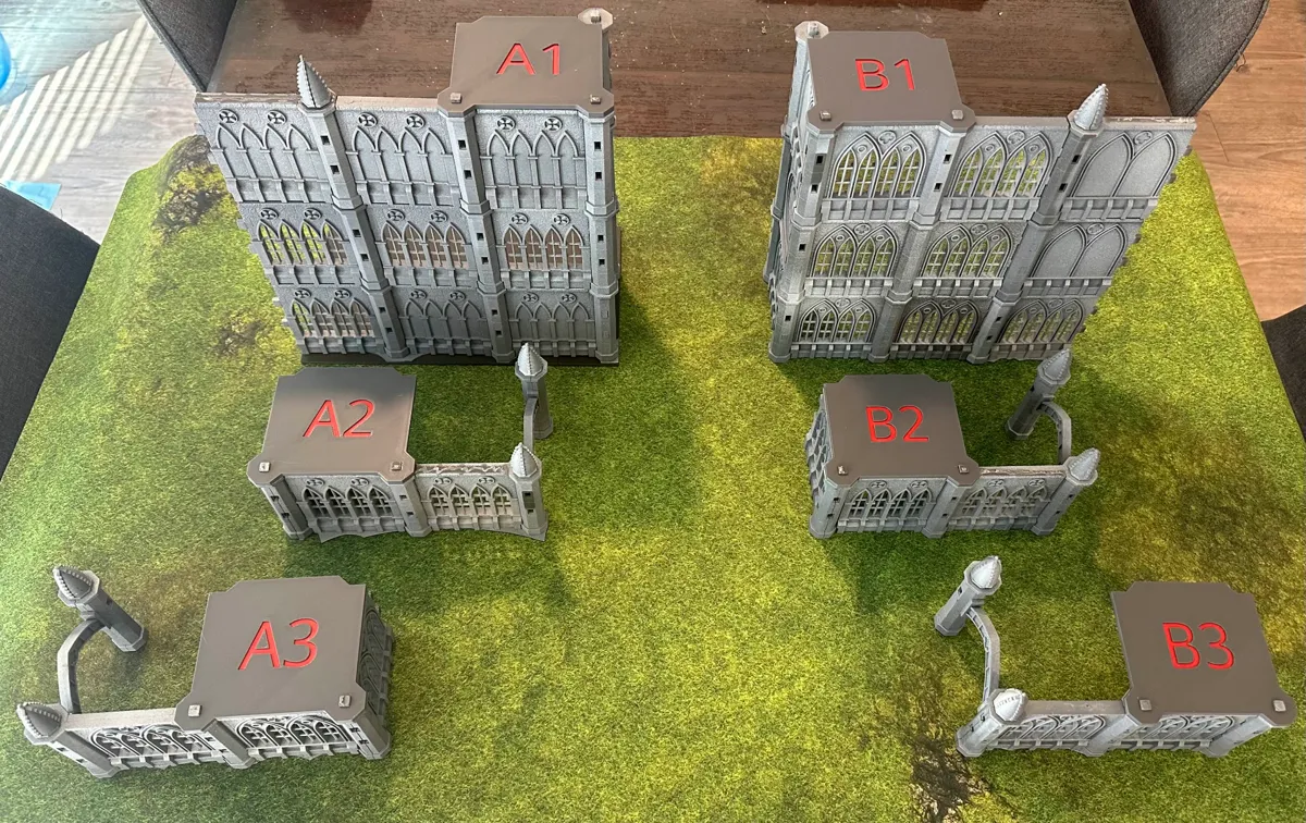 Pegasus Hobbies Terrain Numbered Roof Tiles, photo 2 of 3 - Pegasus Hobbies Terrain Numbered Roof Tiles Toys & Games