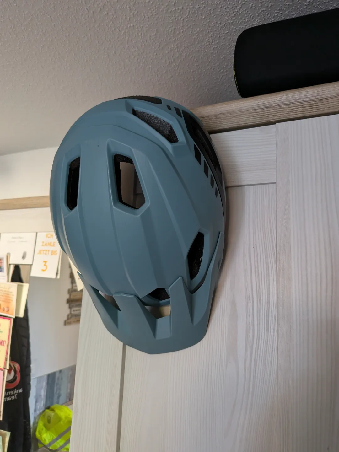 Bike Helmet Hook for Closet Door, photo 4 of 4 - Bike Helmet Hook for Closet Door Storage & Organisation