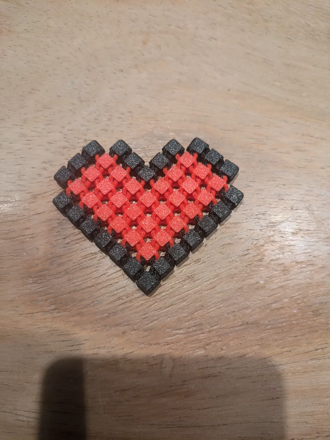 Heart Chain Mail Fidget Toy, photo 2 of 3 - Heart Chain Mail Fidget Toy Art
