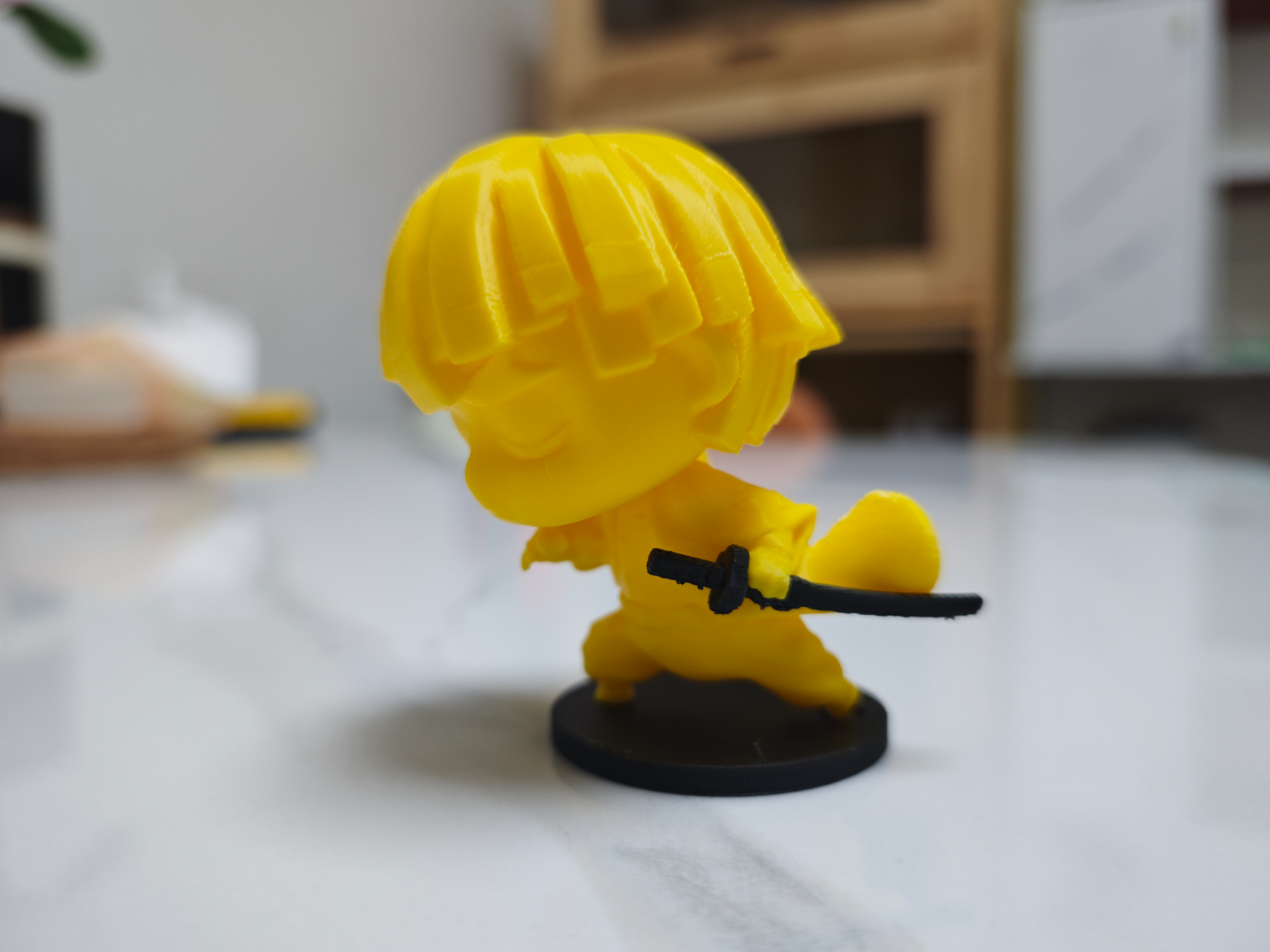 我妻善逸 迷你Q版手办 - Agatsuma Zenitsu mini figure - Characters, in stock in India
