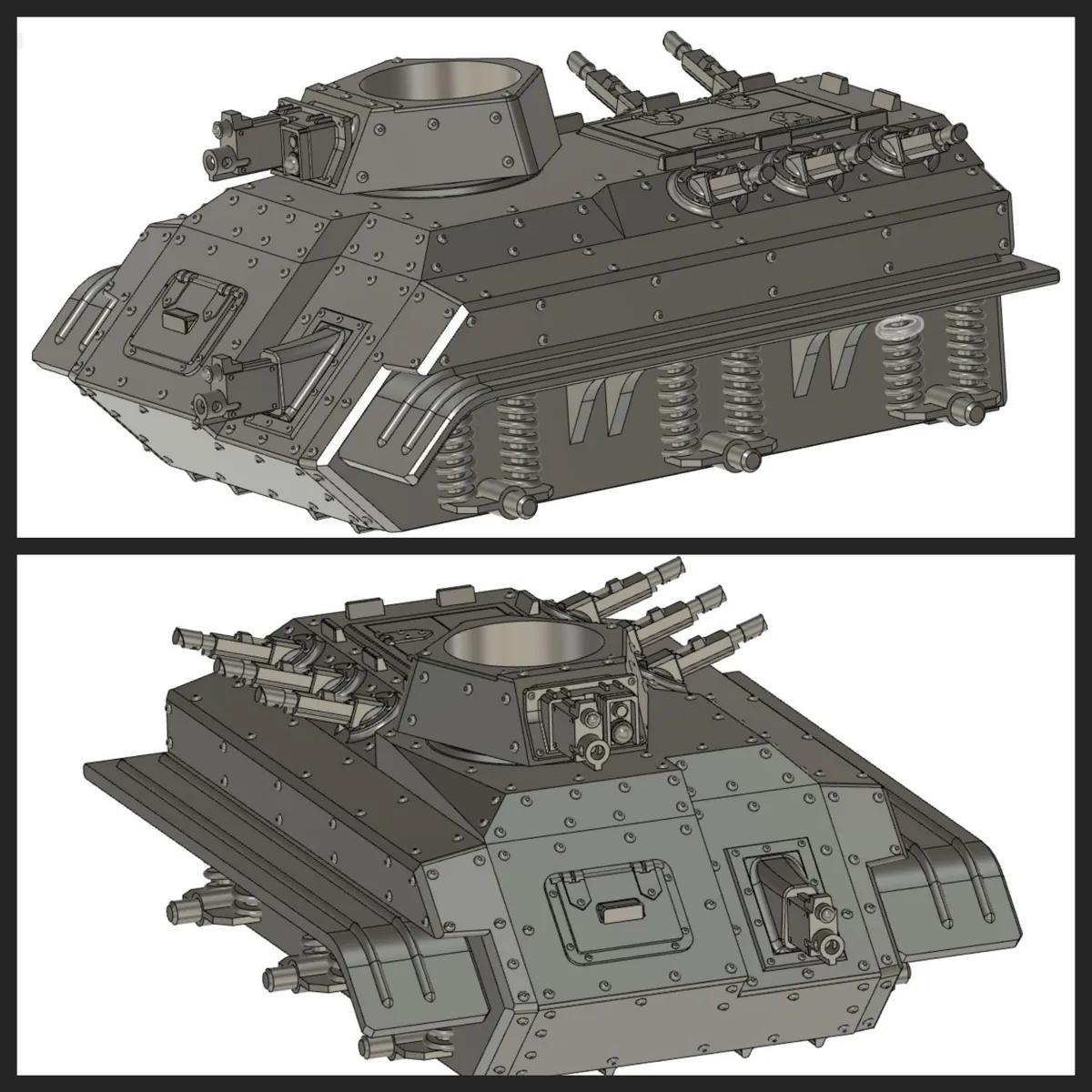 Troop transport tank w. wheels Wh40k, photo 4 of 4 - Troop transport tank w. wheels Wh40k Board Games & Tabletop