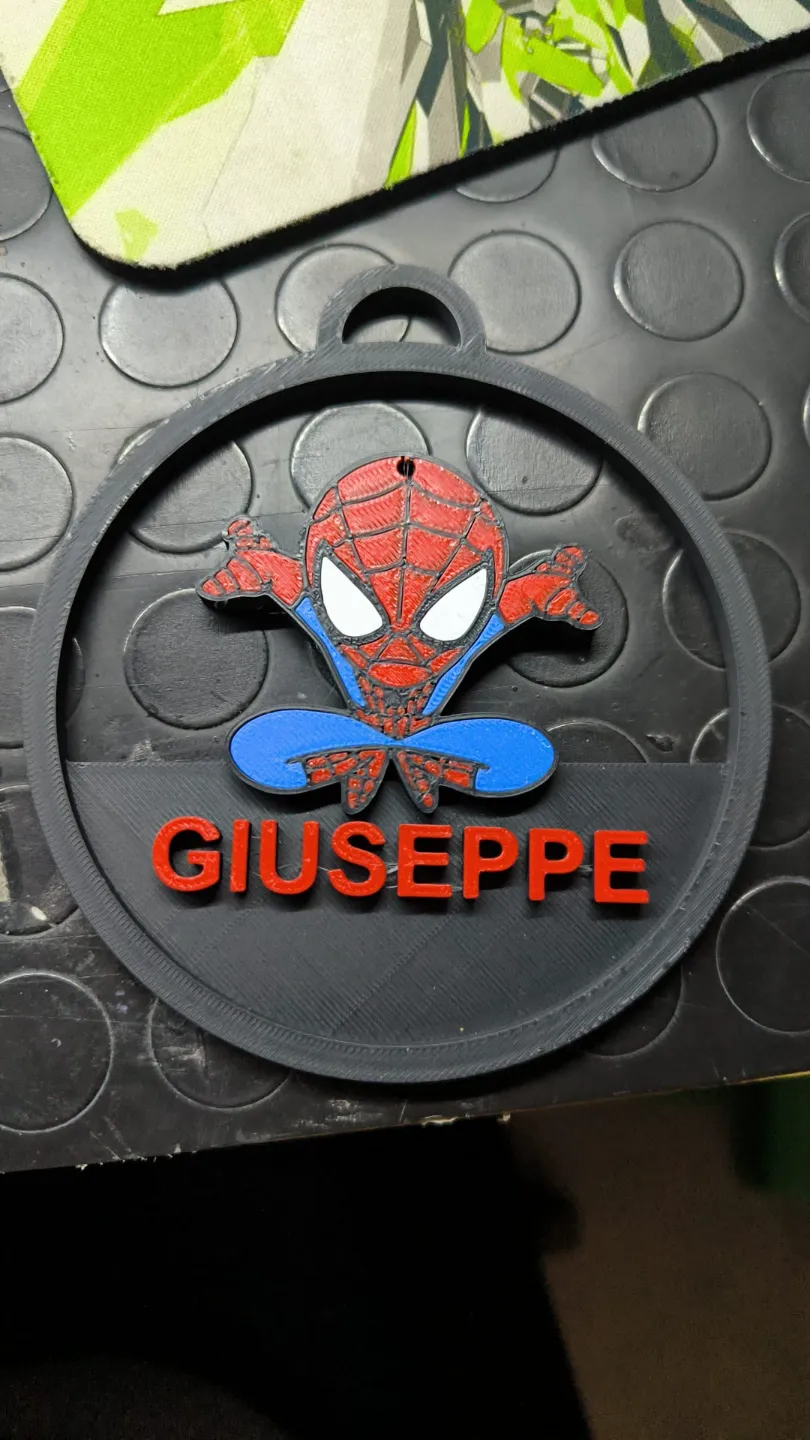 Christmas Ball customizable Decoration spiderman, photo 2 of 2 - Christmas Ball customizable Decoration spiderman Household