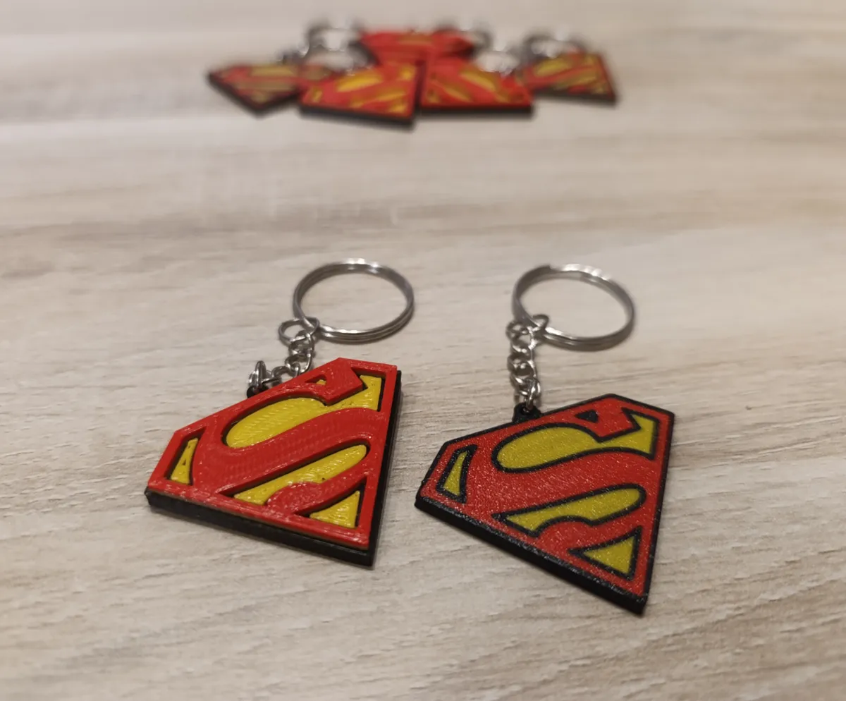 Superman keychain