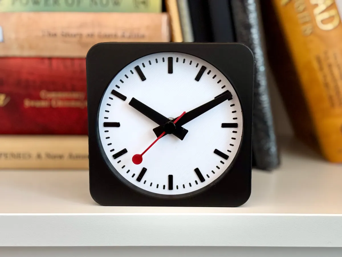 Swiss Railway Desk Clock - Components Kit 011, photo 2 of 3 - Swiss Railway Desk Clock - Components Kit 011 Household