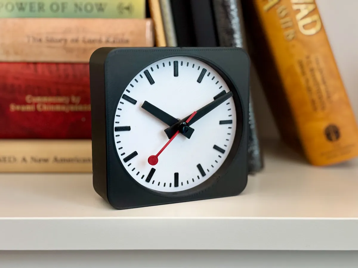 Swiss Railway Desk Clock - Components Kit 011, photo 3 of 3 - Swiss Railway Desk Clock - Components Kit 011 Household