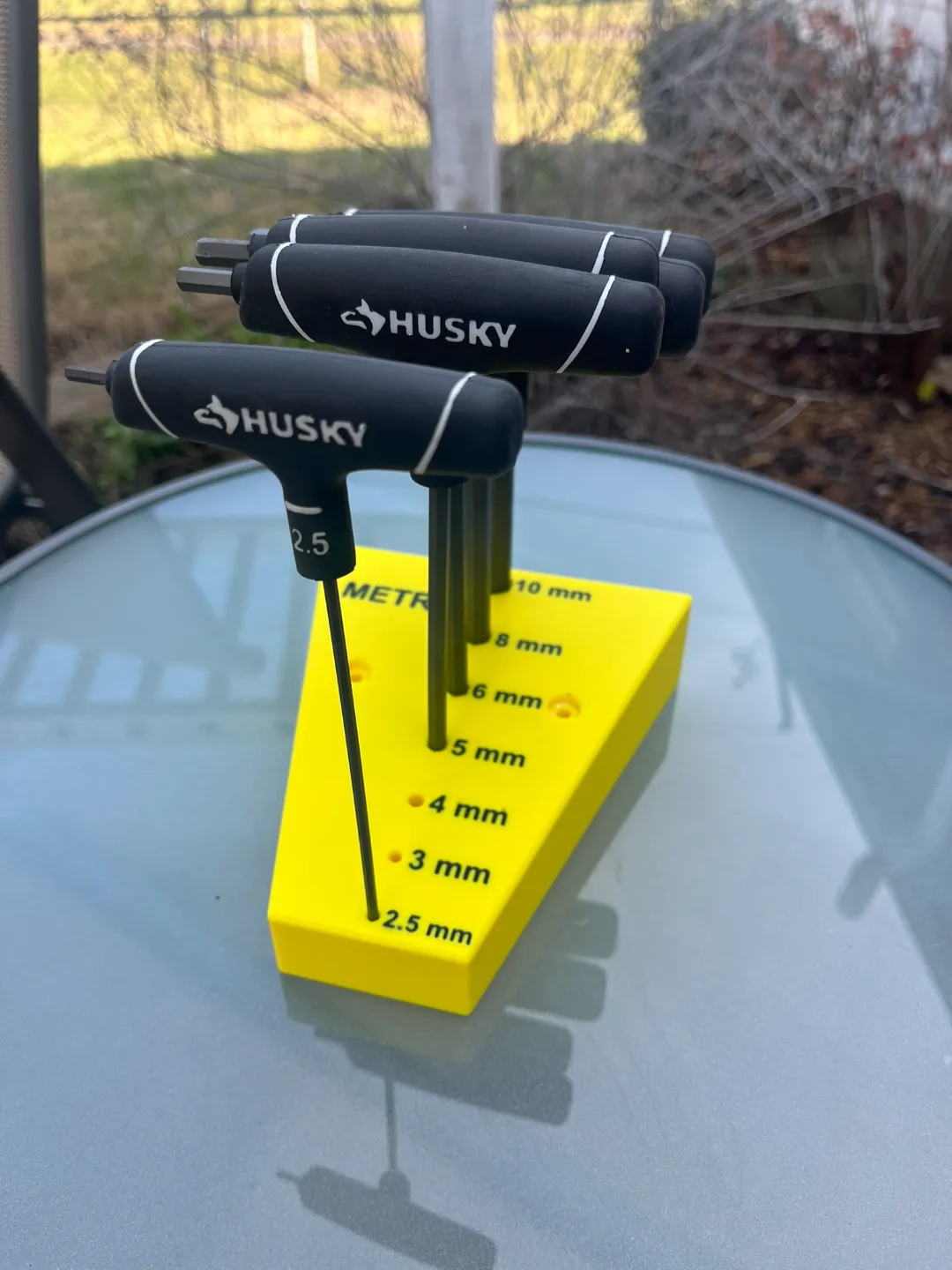 Husky Metric T-Handle Wrench Stand, photo 4 of 4 - Husky Metric T-Handle Wrench Stand Tools