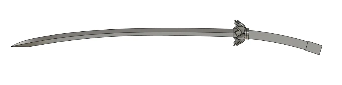 Isshin black mortal blade for Gundam, photo 2 of 2 - Isshin black mortal blade for Gundam Miniatures