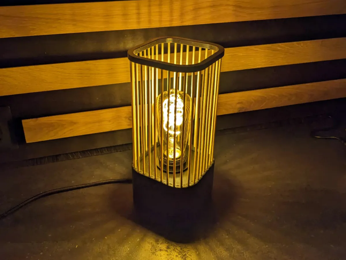 BBQ Skewers Desk / Night Lamp, photo 3 of 3 - BBQ Skewers Desk / Night Lamp Lamps & Lighting