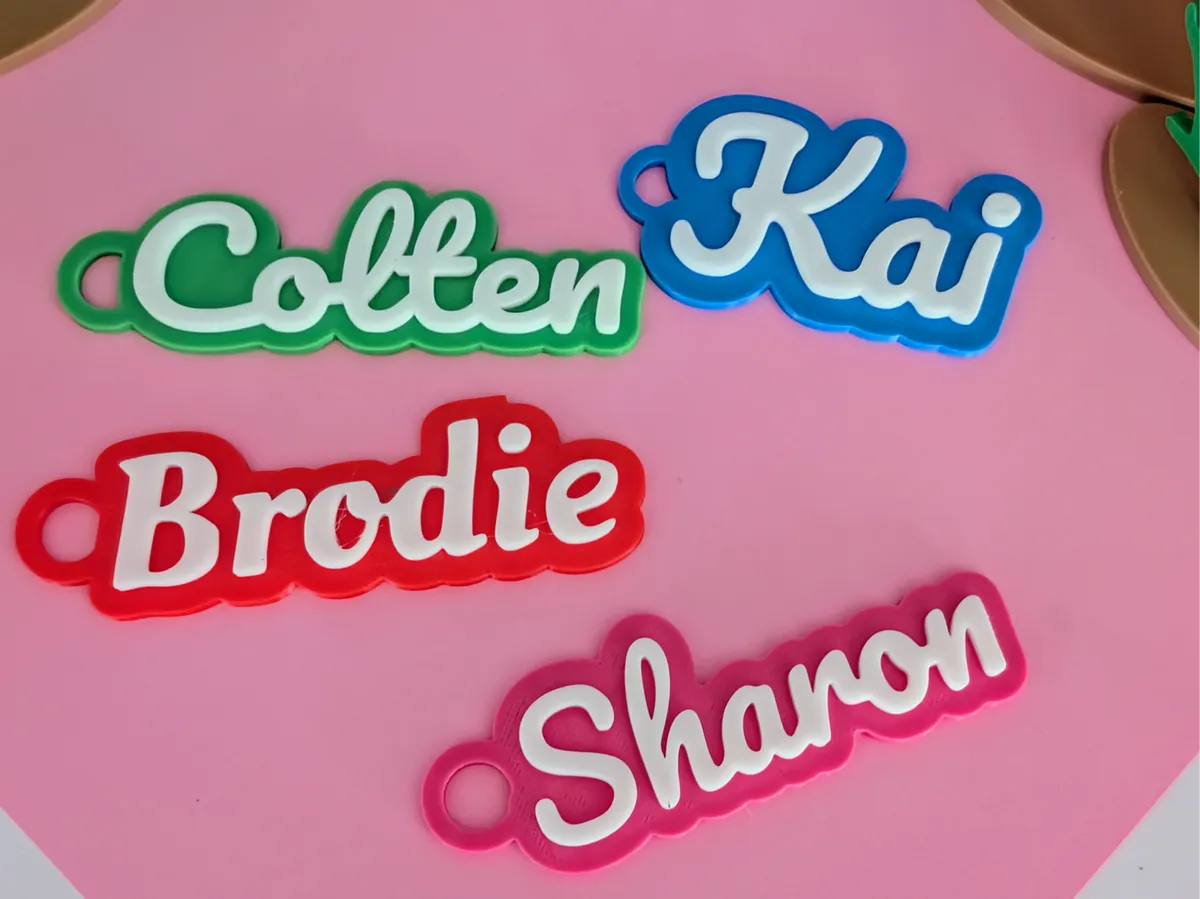 Name key or bag tags