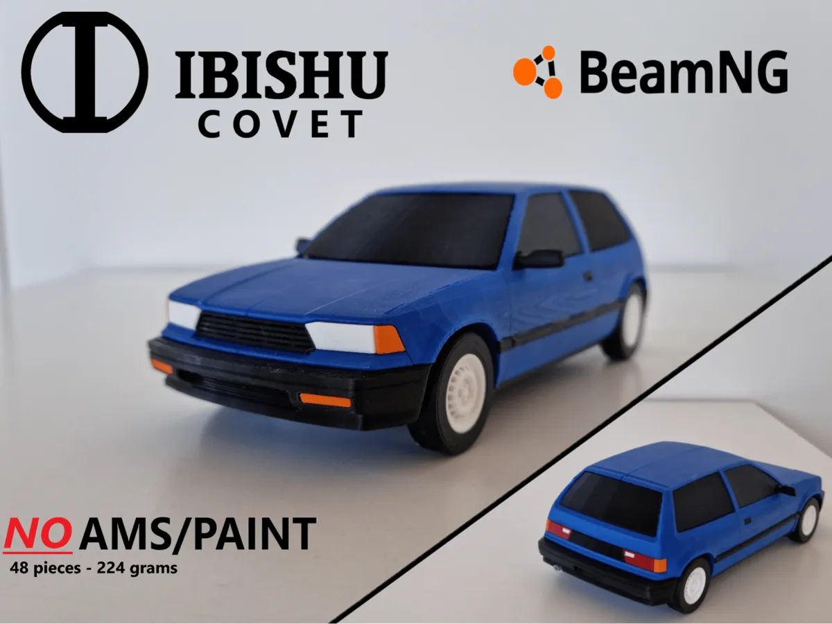 BeamNG Ibishu Covet toy car - 100%