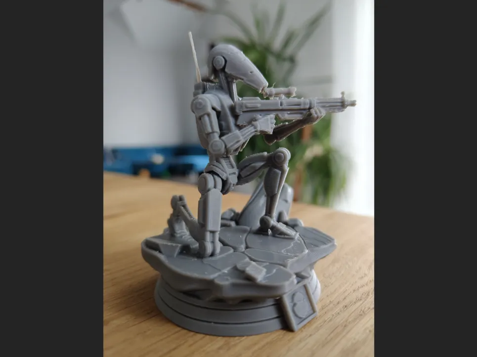 Battle Droid Inspired Figurine