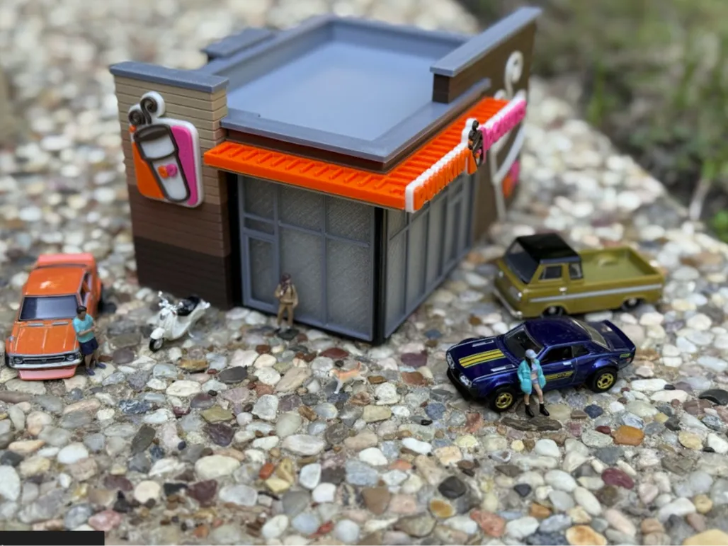 1:64 Dunkin Donuts DIorama