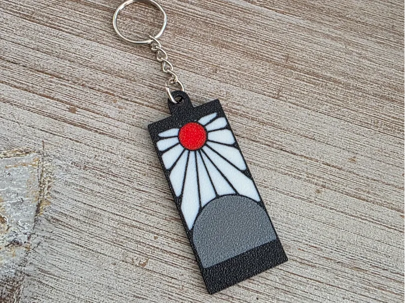 Demon Slayer Tanjiro Hanafuda Keychain