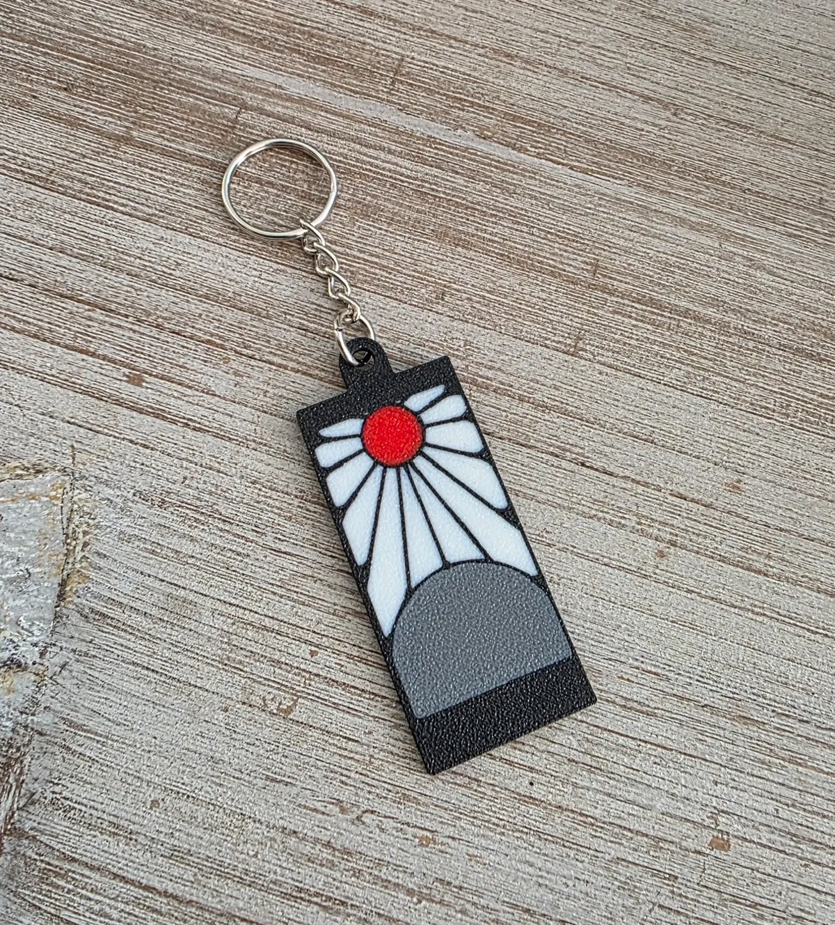 Demon Slayer Tanjiro Hanafuda Keychain, photo 4 of 4 - Demon Slayer Tanjiro Hanafuda Keychain Keychains
