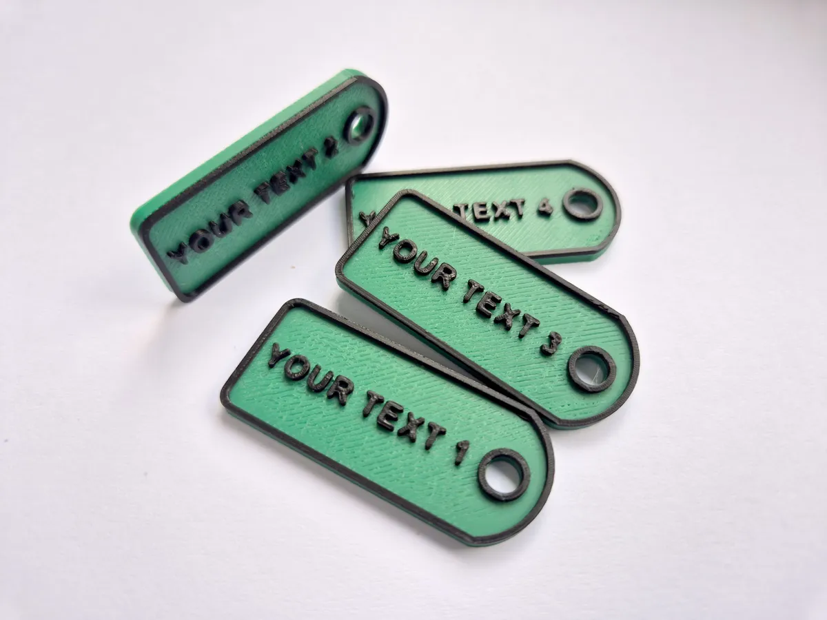 Customizable Key Ring, photo 4 of 4 - Customizable Key Ring Keychains
