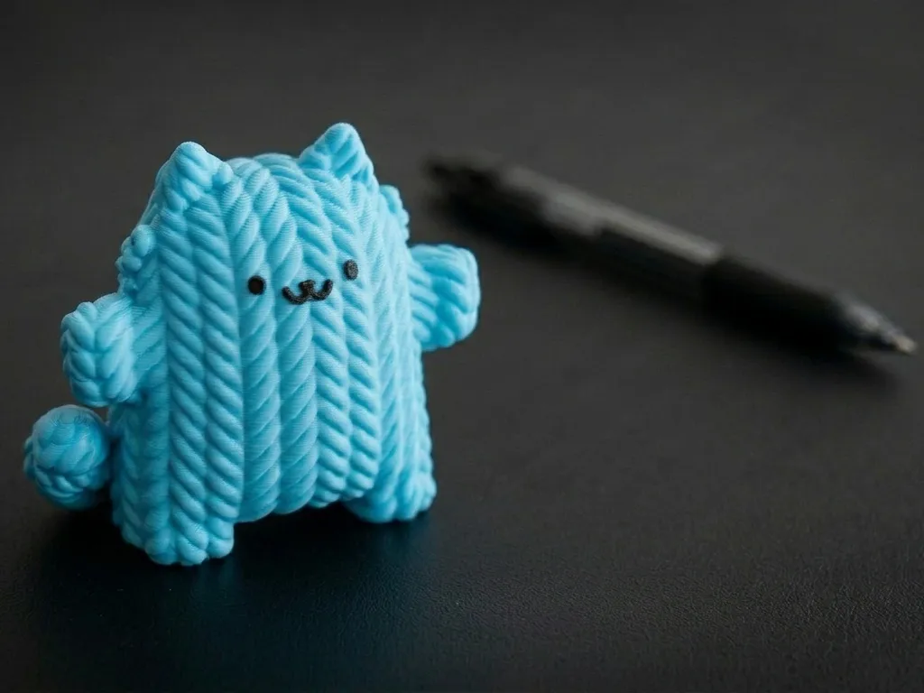 Silly Nub Cat - Smooth and Knitted Fluffy (meme), photo 3 of 4 - Silly Nub Cat - Smooth and Knitted Fluffy (meme) Figurines & Collectibles