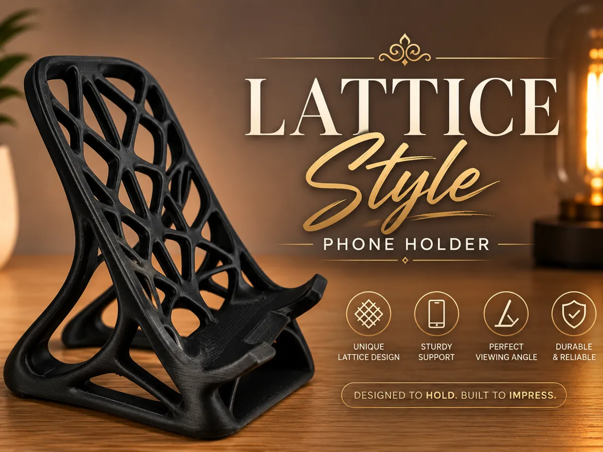 Lattice Style Elegant Phone Stand