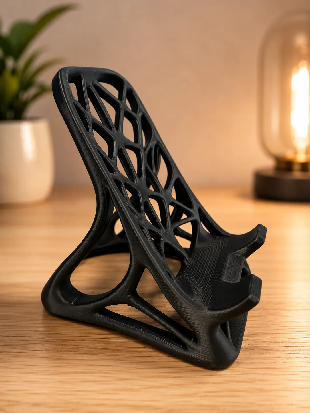 Lattice Style Elegant Phone Stand, photo 4 of 4 - Lattice Style Elegant Phone Stand Mobile & Device Accessories