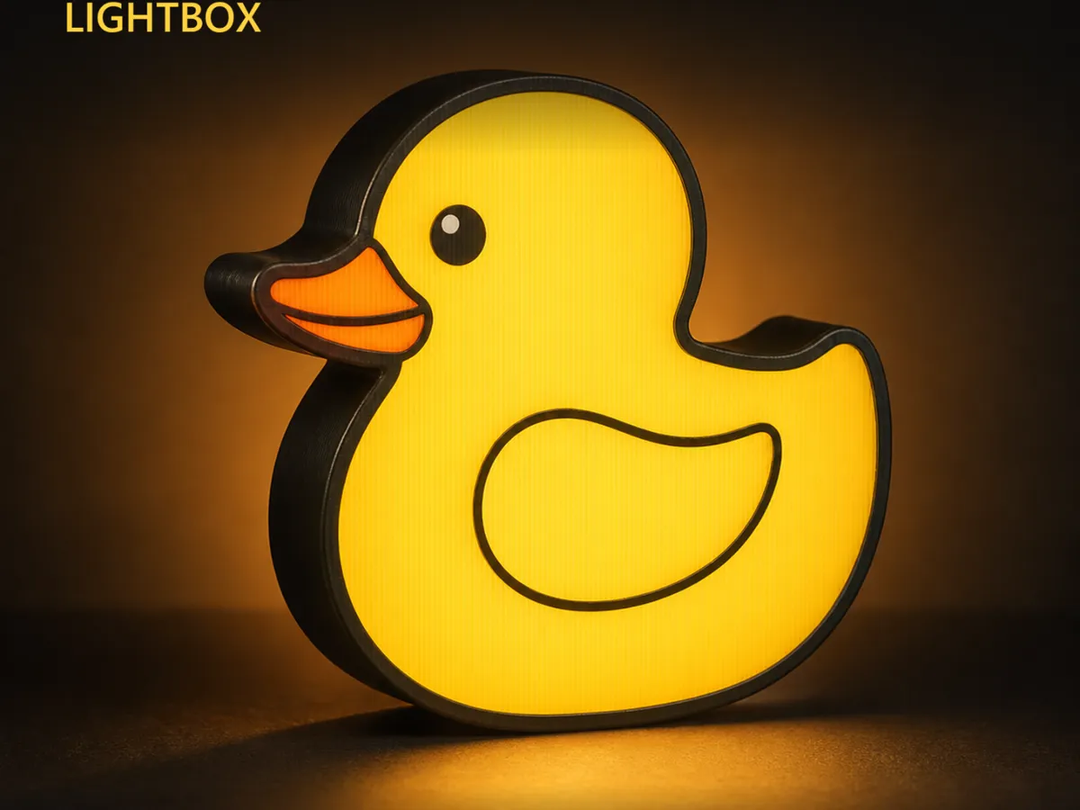 Rubber Duck Lightbox | 2 Plates