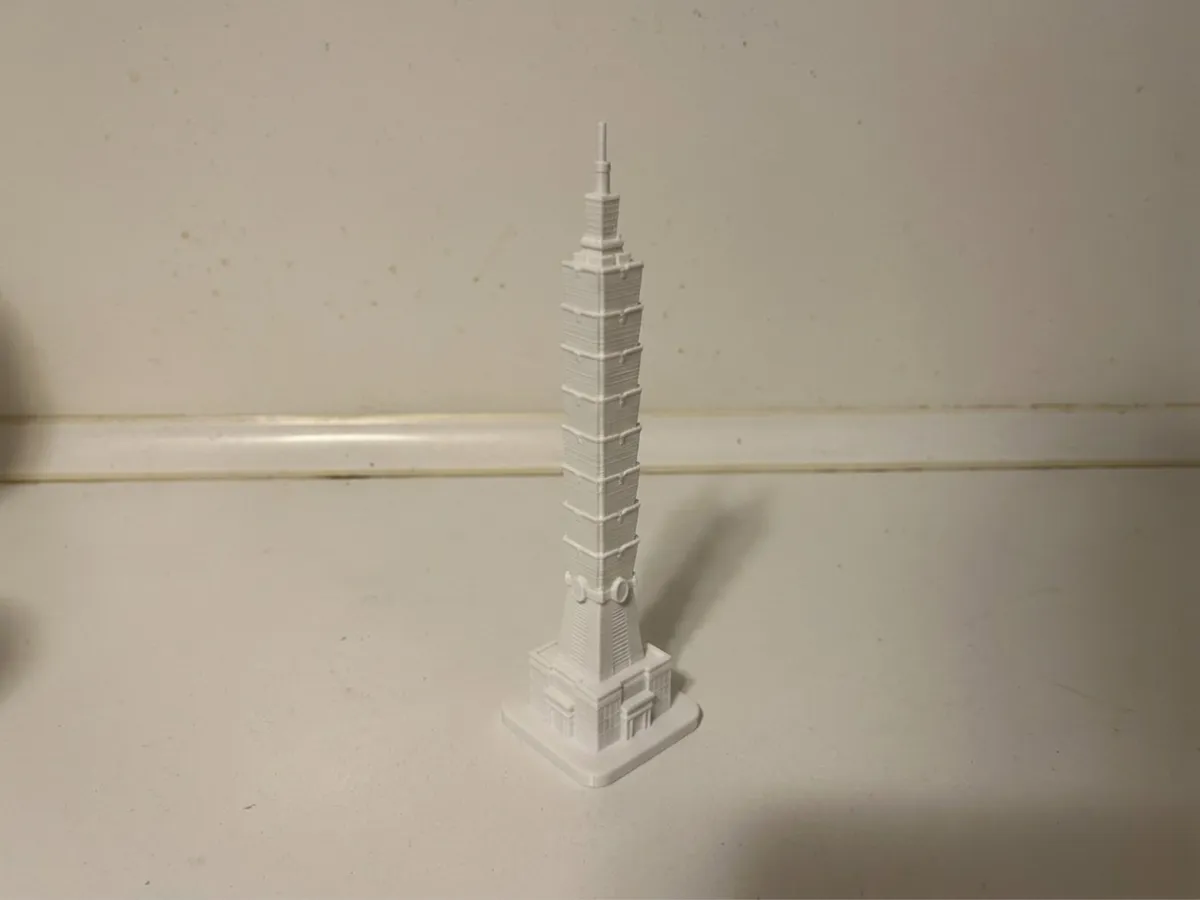 Taipei 101 - 1:2540 Scale, photo 2 of 2 - Taipei 101 - 1:2540 Scale Miniatures