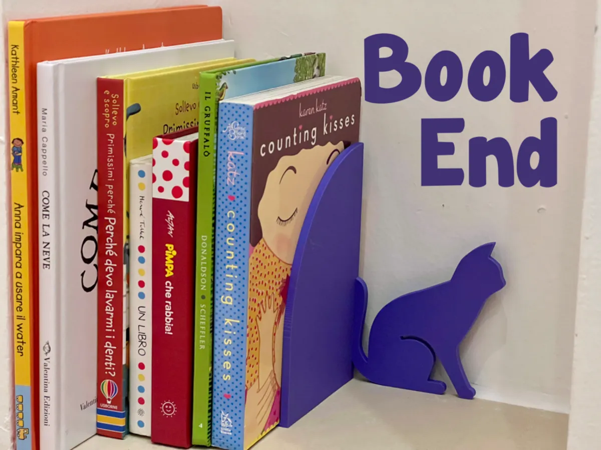Cat Book End Holder