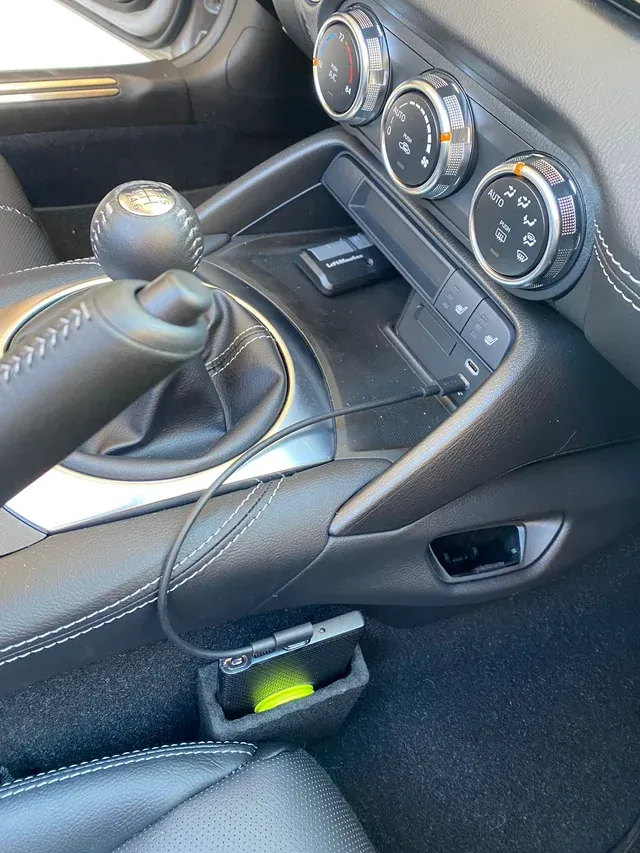 Mazda MX-5 Miata Center Console Phone Holder, photo 2 of 4 - Mazda MX-5 Miata Center Console Phone Holder Mobile & Device Accessories